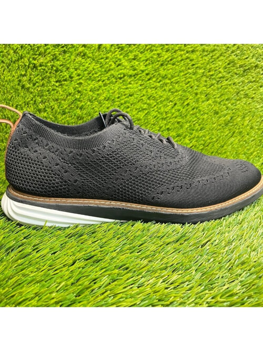 Cole Haan Grandevolution Stitchlite Mens Size 11.5 Black Casual Oxford Shoes